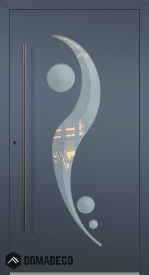 LIM 11E - aluminium front door with advanced security locks