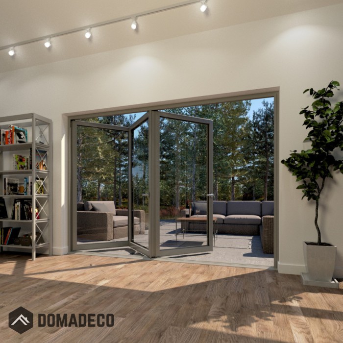 3 panel Aluminium Bifold Doors