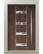 LIM 09E - aluminium single modern entry door