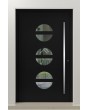 LIM 13E - stylish modern aluminum entrance door with glass
