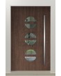 LIM 13E - stylish modern aluminum entrance door with glass