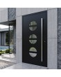 LIM 13E - stylish modern aluminum entrance door with glass