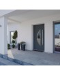Fargo 22 - external front door Colour: smooth anthracite; Glass type: reflex