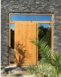 custom configuration - Fargo door with left, right and top sidelights
