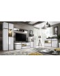 Chandler - white living room entertainment center