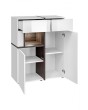 Chandler - white living room entertainment center