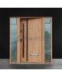 Fargo 41 front door with left and right sidelights