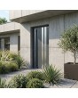Anthracite aluminium modern front door