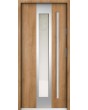 Sta Amerigo - stainless steel contemporary door with glass