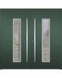 LIM AP01 double - secure double aluminium front doors with glass