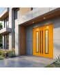 LIM AP01 double - secure double aluminium front doors with glass