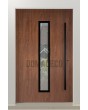 LIM AP01 - secure aluminium front doors with glass