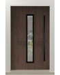 LIM AP01 - secure aluminium front doors with glass