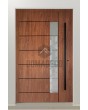 LIM AP02 - luxury modern aluminium front door with glass