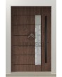 LIM AP02 - luxury modern aluminium front door with glass