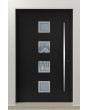 LIM AP08 - slim frame modern aluminum front door