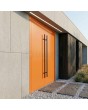 Orange double simple aluminium door