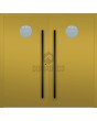 LIM Bila double - exterior security aluminium door with round glass