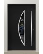 LIM Bow - matte finish aluminium door with glass