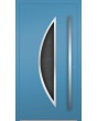 LIM Bow - matte finish aluminium door with glass