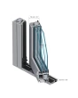 PIVOT SG1 - Stained Glass External Aluminium Pivot Door