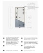 custom configuration - STA modern steel door with left and right sidelight / glass panel