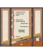 Fargo 26I T - front door with two side panels
