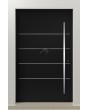 LIM C10 - strong aluminium entry door with stripes