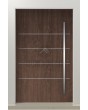 LIM C10 - strong aluminium entry door with stripes