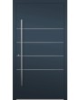 LIM C10 - strong aluminium entry door with stripes