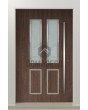 LIM C12 - contemporary home aluminium door with glass