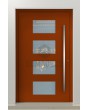 LIM C2 - aluminium entry hinged door with four glass