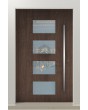 PIVOT C2 - aluminium pivot door with four glass