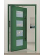 PIVOT C2 - aluminium pivot door with four glass
