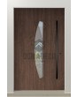PIVOT C20 - aluminium pivot door with glass