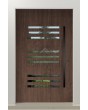 LIM C24 - modern aluminium entrance door with horizontal windows