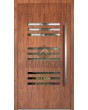 LIM C24 - modern aluminium entrance door with horizontal windows
