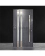 anthracite modern entry aluminium door