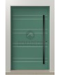 LIM C6 - residential entrance door with stripes