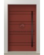 LIM C6 - residential entrance door with stripes
