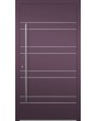 LIM C6 - residential entrance door with stripes