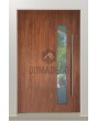 LIM C8 -  Customisable aluminium entry door with glass