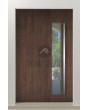 LIM C8 -  Customisable aluminium entry door with glass