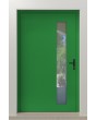 PIVOT C8 - Pivot aluminium designer door with glass