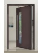 PIVOT C8 - Pivot aluminium designer door with glass