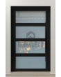 PIVOT C9 - glazed aluminium pivot door