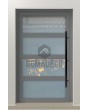 PIVOT C9 - glazed aluminium pivot door