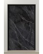 PIVOT Calacatta - aluminium pivot door covered with Calacatta Black sintered quartz