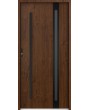 Sta Cartier trois noir - prehung Steel Door with glass