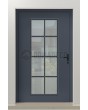 PIVOT CL06 - classically styled traditional aluminium pivot door with glass